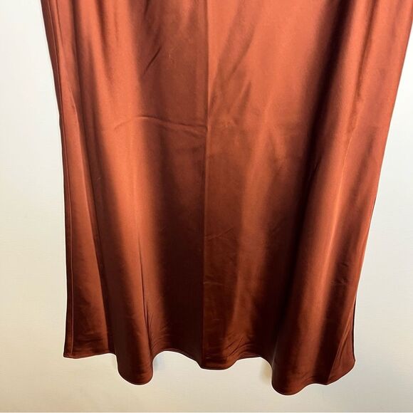 Abercrombie & Fitch Rust Midi Skirt - Picture 5 of 6